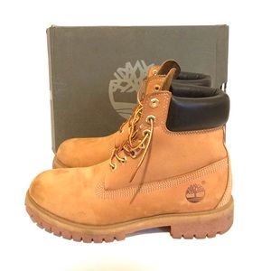 USED TIMBERLAND MENS BOOTS